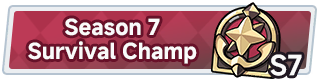 Season 7 Survival Champ