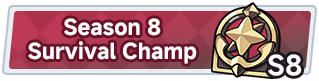 Season 8 Survival Champ