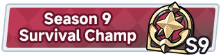 Season 9 Survival Champ